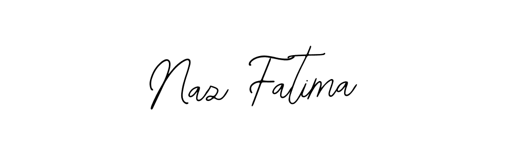 Use a signature maker to create a handwritten signature online. With this signature software, you can design (Bearetta-2O07w) your own signature for name Naz Fatima. Naz Fatima signature style 12 images and pictures png