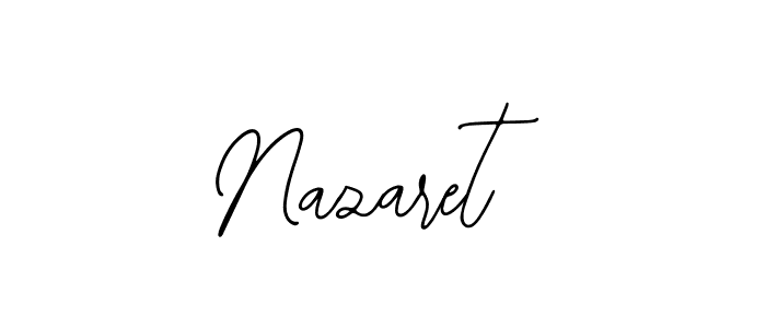 Similarly Bearetta-2O07w is the best handwritten signature design. Signature creator online .You can use it as an online autograph creator for name Nazaret. Nazaret signature style 12 images and pictures png
