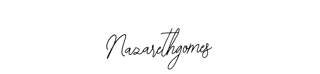 See photos of Nazarethgomes official signature by Spectra . Check more albums & portfolios. Read reviews & check more about Bearetta-2O07w font. Nazarethgomes signature style 12 images and pictures png