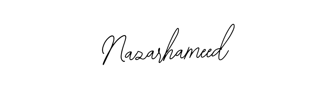 Nazarhameed stylish signature style. Best Handwritten Sign (Bearetta-2O07w) for my name. Handwritten Signature Collection Ideas for my name Nazarhameed. Nazarhameed signature style 12 images and pictures png