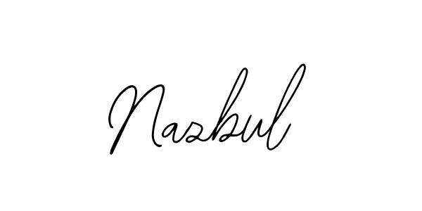 How to make Nazbul signature? Bearetta-2O07w is a professional autograph style. Create handwritten signature for Nazbul name. Nazbul signature style 12 images and pictures png