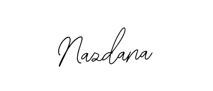 Check out images of Autograph of Nazdana name. Actor Nazdana Signature Style. Bearetta-2O07w is a professional sign style online. Nazdana signature style 12 images and pictures png