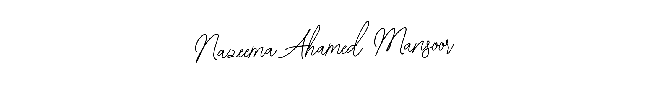 Here are the top 10 professional signature styles for the name Nazeema Ahamed Mansoor. These are the best autograph styles you can use for your name. Nazeema Ahamed Mansoor signature style 12 images and pictures png