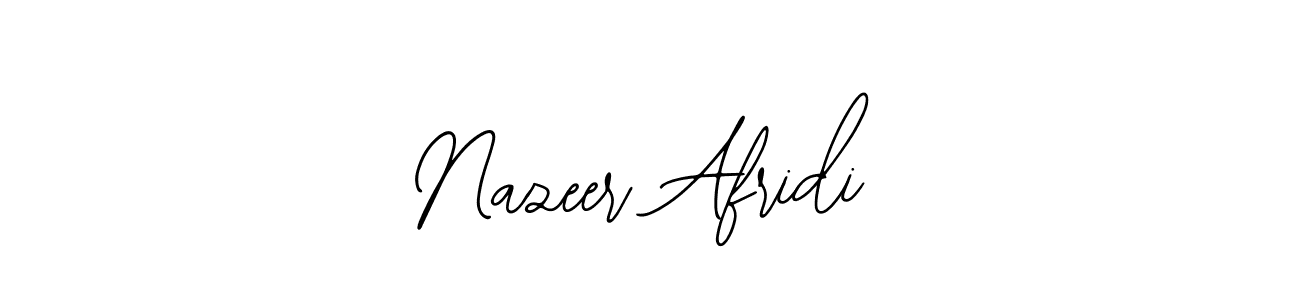 Design your own signature with our free online signature maker. With this signature software, you can create a handwritten (Bearetta-2O07w) signature for name Nazeer Afridi. Nazeer Afridi signature style 12 images and pictures png