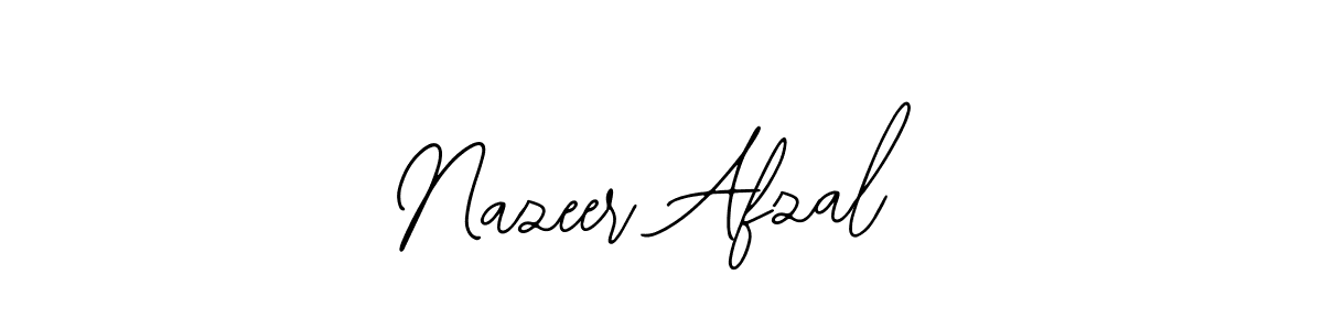 Design your own signature with our free online signature maker. With this signature software, you can create a handwritten (Bearetta-2O07w) signature for name Nazeer Afzal. Nazeer Afzal signature style 12 images and pictures png