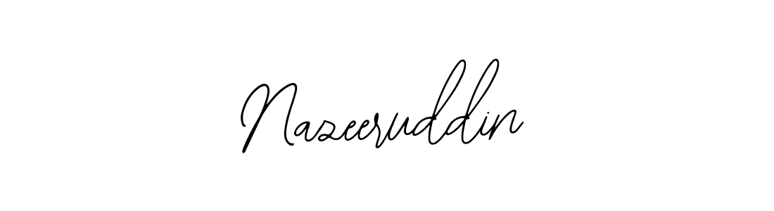 Make a beautiful signature design for name Nazeeruddin. Use this online signature maker to create a handwritten signature for free. Nazeeruddin signature style 12 images and pictures png