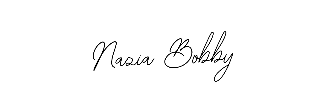 Also we have Nazia Bobby name is the best signature style. Create professional handwritten signature collection using Bearetta-2O07w autograph style. Nazia Bobby signature style 12 images and pictures png