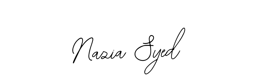 See photos of Nazia Syed official signature by Spectra . Check more albums & portfolios. Read reviews & check more about Bearetta-2O07w font. Nazia Syed signature style 12 images and pictures png