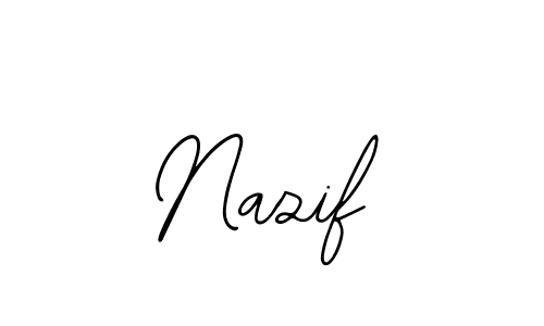 Make a beautiful signature design for name Nazif. With this signature (Bearetta-2O07w) style, you can create a handwritten signature for free. Nazif signature style 12 images and pictures png