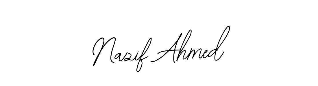 Also You can easily find your signature by using the search form. We will create Nazif Ahmed name handwritten signature images for you free of cost using Bearetta-2O07w sign style. Nazif Ahmed signature style 12 images and pictures png