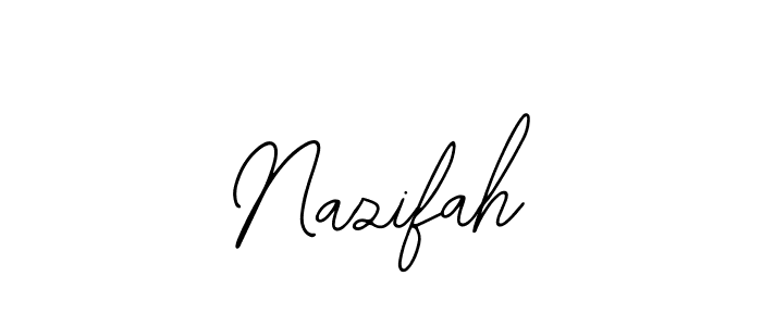 Make a beautiful signature design for name Nazifah. With this signature (Bearetta-2O07w) style, you can create a handwritten signature for free. Nazifah signature style 12 images and pictures png