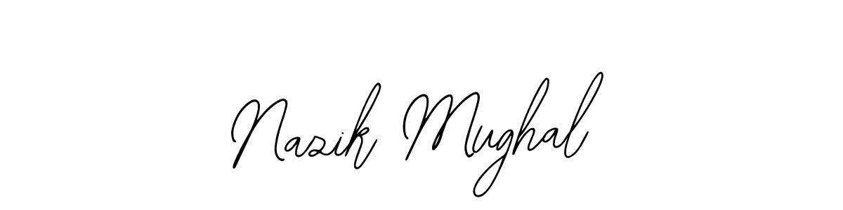 Similarly Bearetta-2O07w is the best handwritten signature design. Signature creator online .You can use it as an online autograph creator for name Nazik Mughal. Nazik Mughal signature style 12 images and pictures png