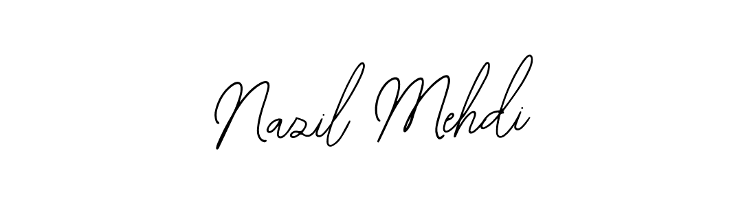 if you are searching for the best signature style for your name Nazil Mehdi. so please give up your signature search. here we have designed multiple signature styles  using Bearetta-2O07w. Nazil Mehdi signature style 12 images and pictures png