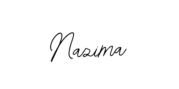 How to Draw Nazima signature style? Bearetta-2O07w is a latest design signature styles for name Nazima. Nazima signature style 12 images and pictures png