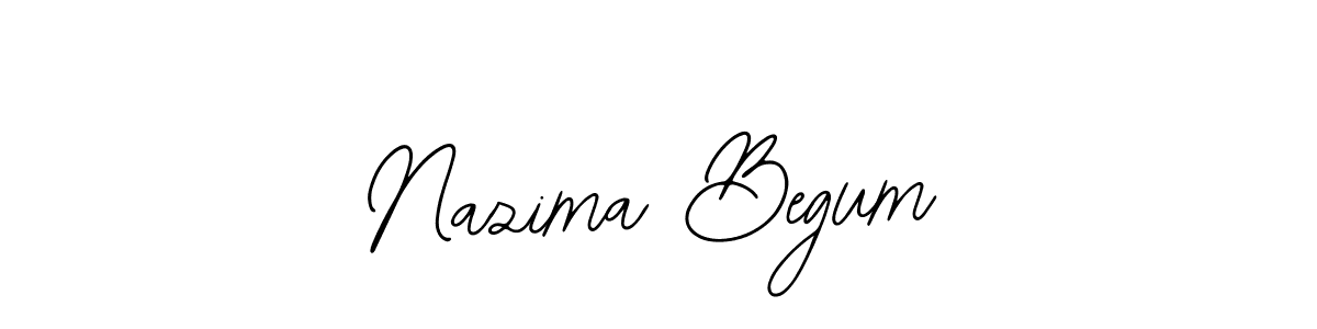 Make a short Nazima Begum signature style. Manage your documents anywhere anytime using Bearetta-2O07w. Create and add eSignatures, submit forms, share and send files easily. Nazima Begum signature style 12 images and pictures png