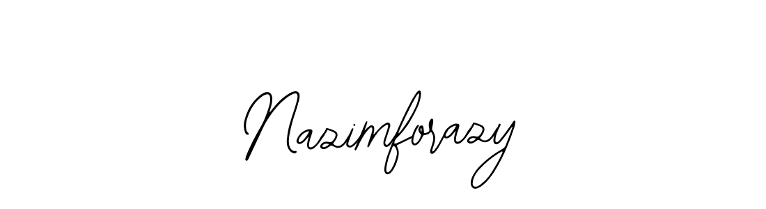 Similarly Bearetta-2O07w is the best handwritten signature design. Signature creator online .You can use it as an online autograph creator for name Nazimforazy. Nazimforazy signature style 12 images and pictures png