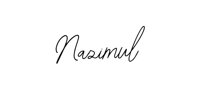 How to Draw Nazimul signature style? Bearetta-2O07w is a latest design signature styles for name Nazimul. Nazimul signature style 12 images and pictures png