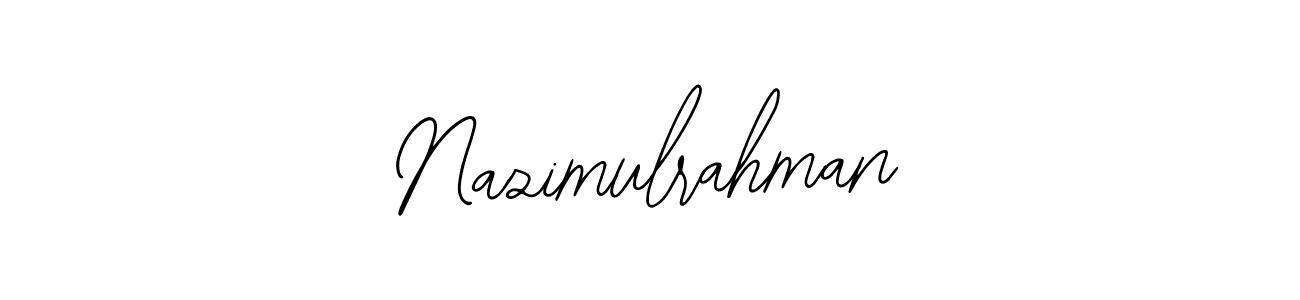 Design your own signature with our free online signature maker. With this signature software, you can create a handwritten (Bearetta-2O07w) signature for name Nazimulrahman. Nazimulrahman signature style 12 images and pictures png