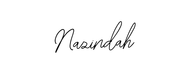 Make a beautiful signature design for name Nazindah. Use this online signature maker to create a handwritten signature for free. Nazindah signature style 12 images and pictures png