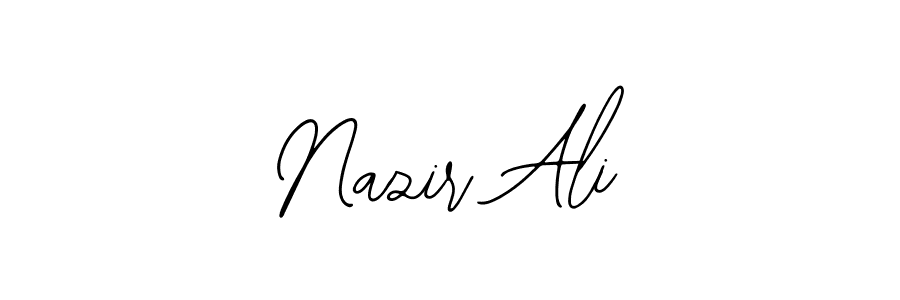 You can use this online signature creator to create a handwritten signature for the name Nazir Ali. This is the best online autograph maker. Nazir Ali signature style 12 images and pictures png