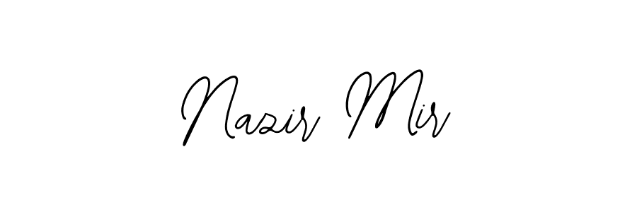 Once you've used our free online signature maker to create your best signature Bearetta-2O07w style, it's time to enjoy all of the benefits that Nazir Mir name signing documents. Nazir Mir signature style 12 images and pictures png