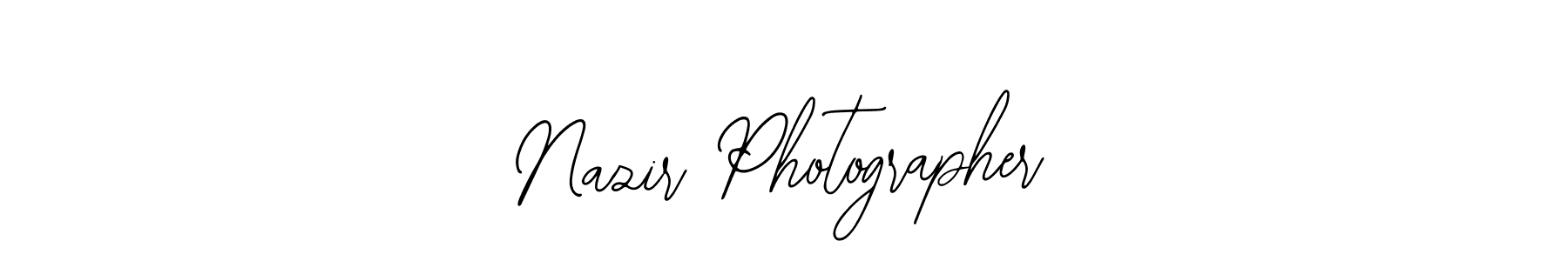 Similarly Bearetta-2O07w is the best handwritten signature design. Signature creator online .You can use it as an online autograph creator for name Nazir Photographer. Nazir Photographer signature style 12 images and pictures png