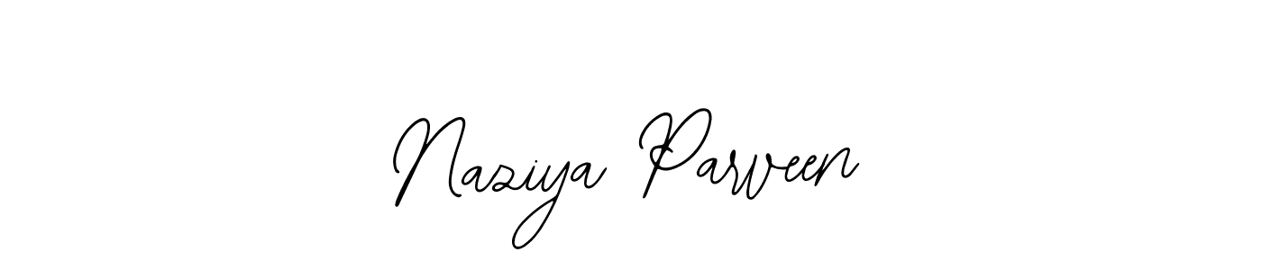 Design your own signature with our free online signature maker. With this signature software, you can create a handwritten (Bearetta-2O07w) signature for name Naziya Parveen. Naziya Parveen signature style 12 images and pictures png