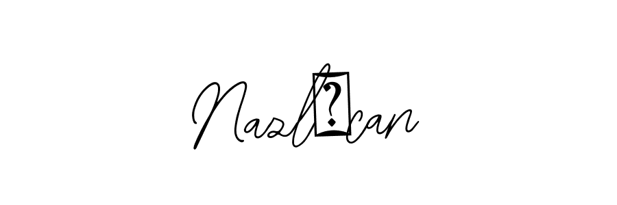 Make a beautiful signature design for name Nazlıcan. With this signature (Bearetta-2O07w) style, you can create a handwritten signature for free. Nazlıcan signature style 12 images and pictures png