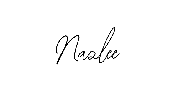 Make a beautiful signature design for name Nazlee. With this signature (Bearetta-2O07w) style, you can create a handwritten signature for free. Nazlee signature style 12 images and pictures png