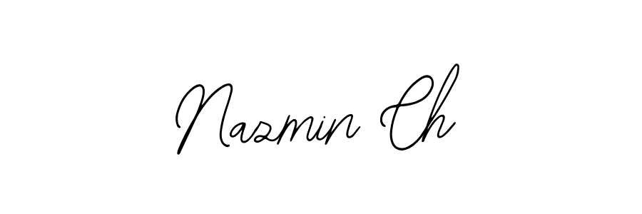 It looks lik you need a new signature style for name Nazmin Ch. Design unique handwritten (Bearetta-2O07w) signature with our free signature maker in just a few clicks. Nazmin Ch signature style 12 images and pictures png