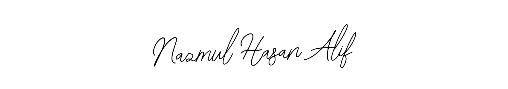 Design your own signature with our free online signature maker. With this signature software, you can create a handwritten (Bearetta-2O07w) signature for name Nazmul Hasan Alif. Nazmul Hasan Alif signature style 12 images and pictures png