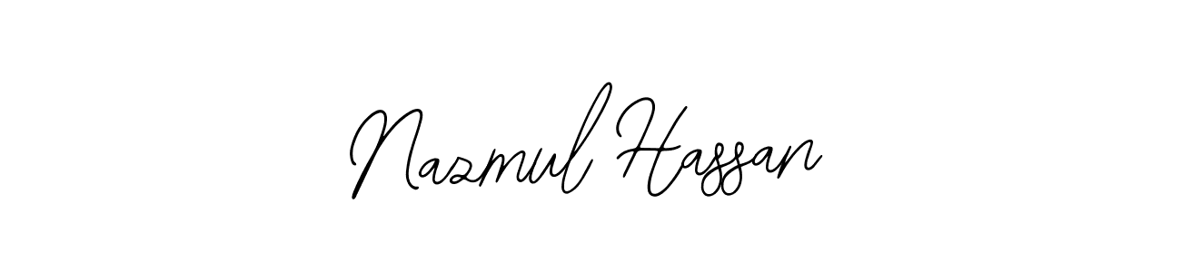 Use a signature maker to create a handwritten signature online. With this signature software, you can design (Bearetta-2O07w) your own signature for name Nazmul Hassan. Nazmul Hassan signature style 12 images and pictures png