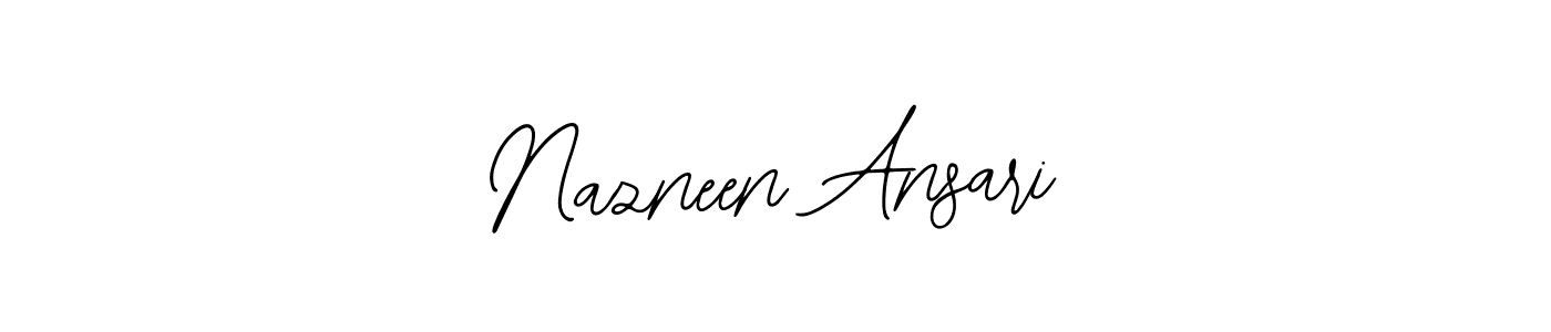 Also we have Nazneen Ansari name is the best signature style. Create professional handwritten signature collection using Bearetta-2O07w autograph style. Nazneen Ansari signature style 12 images and pictures png