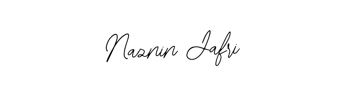 Use a signature maker to create a handwritten signature online. With this signature software, you can design (Bearetta-2O07w) your own signature for name Naznin Jafri. Naznin Jafri signature style 12 images and pictures png