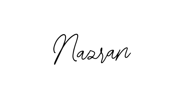 How to Draw Nazran signature style? Bearetta-2O07w is a latest design signature styles for name Nazran. Nazran signature style 12 images and pictures png