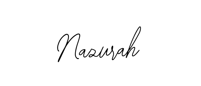 Nazurah stylish signature style. Best Handwritten Sign (Bearetta-2O07w) for my name. Handwritten Signature Collection Ideas for my name Nazurah. Nazurah signature style 12 images and pictures png