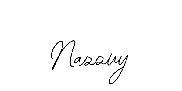 Design your own signature with our free online signature maker. With this signature software, you can create a handwritten (Bearetta-2O07w) signature for name Nazzuy. Nazzuy signature style 12 images and pictures png