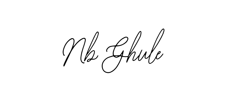 Also we have Nb Ghule name is the best signature style. Create professional handwritten signature collection using Bearetta-2O07w autograph style. Nb Ghule signature style 12 images and pictures png