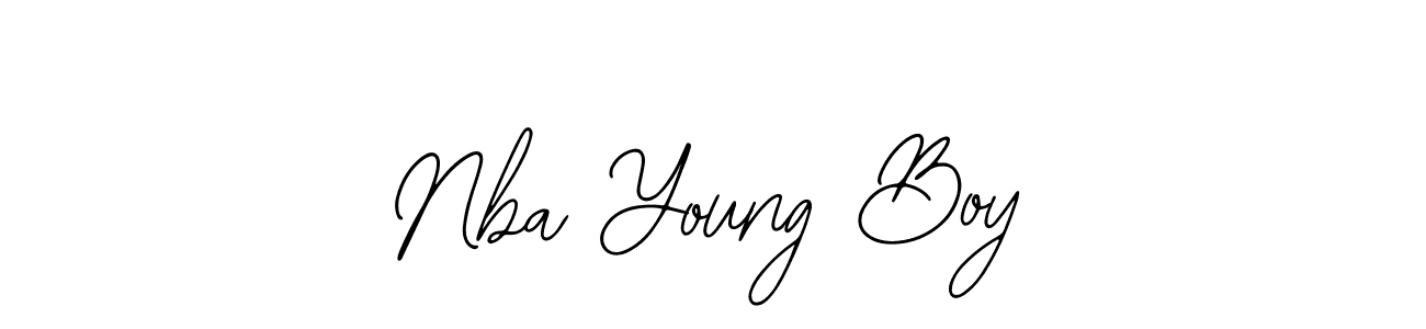 Make a beautiful signature design for name Nba Young Boy. Use this online signature maker to create a handwritten signature for free. Nba Young Boy signature style 12 images and pictures png
