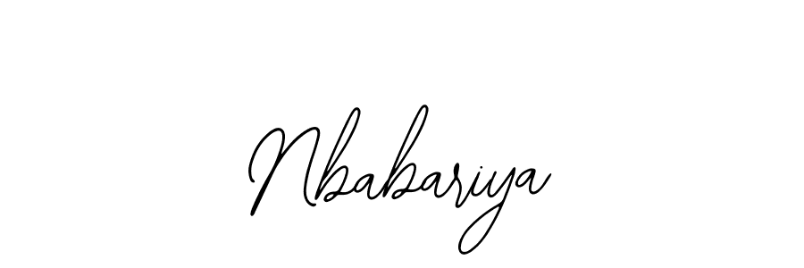 How to Draw Nbabariya signature style? Bearetta-2O07w is a latest design signature styles for name Nbabariya. Nbabariya signature style 12 images and pictures png