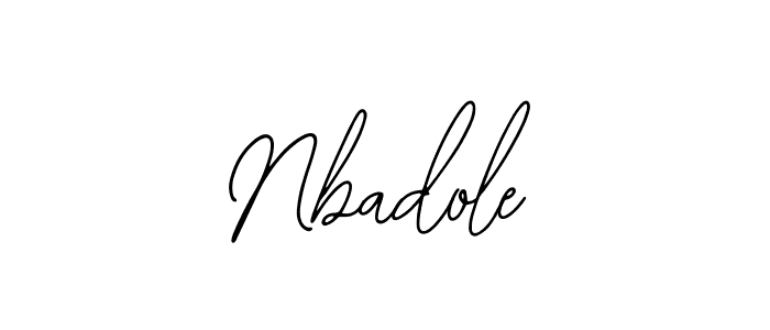 Similarly Bearetta-2O07w is the best handwritten signature design. Signature creator online .You can use it as an online autograph creator for name Nbadole. Nbadole signature style 12 images and pictures png