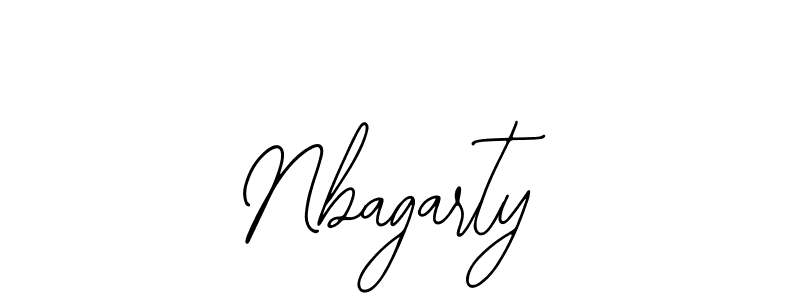 The best way (Bearetta-2O07w) to make a short signature is to pick only two or three words in your name. The name Nbagarty include a total of six letters. For converting this name. Nbagarty signature style 12 images and pictures png