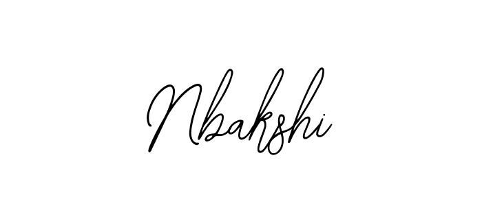 Nbakshi stylish signature style. Best Handwritten Sign (Bearetta-2O07w) for my name. Handwritten Signature Collection Ideas for my name Nbakshi. Nbakshi signature style 12 images and pictures png
