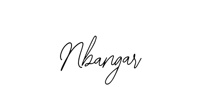 Make a beautiful signature design for name Nbangar. With this signature (Bearetta-2O07w) style, you can create a handwritten signature for free. Nbangar signature style 12 images and pictures png