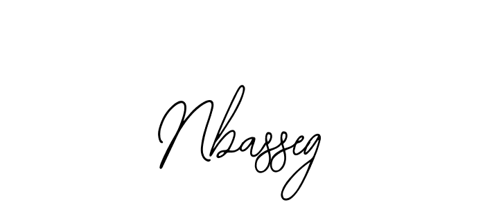 Use a signature maker to create a handwritten signature online. With this signature software, you can design (Bearetta-2O07w) your own signature for name Nbasseg. Nbasseg signature style 12 images and pictures png