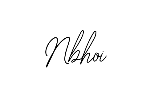 How to make Nbhoi signature? Bearetta-2O07w is a professional autograph style. Create handwritten signature for Nbhoi name. Nbhoi signature style 12 images and pictures png