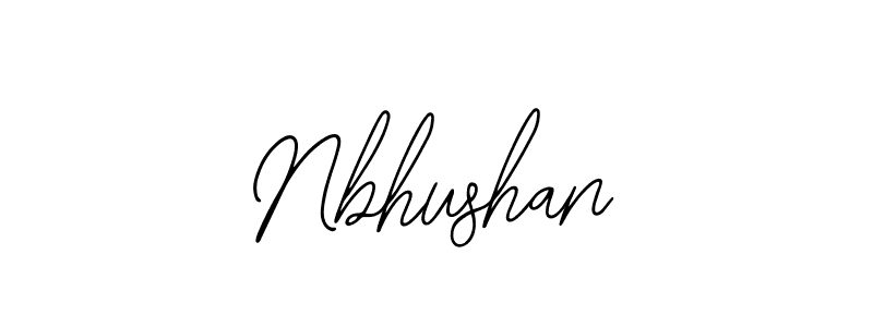 Make a beautiful signature design for name Nbhushan. Use this online signature maker to create a handwritten signature for free. Nbhushan signature style 12 images and pictures png