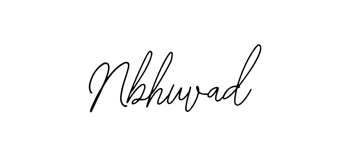 How to make Nbhuvad name signature. Use Bearetta-2O07w style for creating short signs online. This is the latest handwritten sign. Nbhuvad signature style 12 images and pictures png