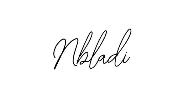 Make a beautiful signature design for name Nbladi. With this signature (Bearetta-2O07w) style, you can create a handwritten signature for free. Nbladi signature style 12 images and pictures png