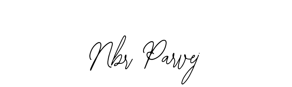 Make a beautiful signature design for name Nbr Parvej. Use this online signature maker to create a handwritten signature for free. Nbr Parvej signature style 12 images and pictures png